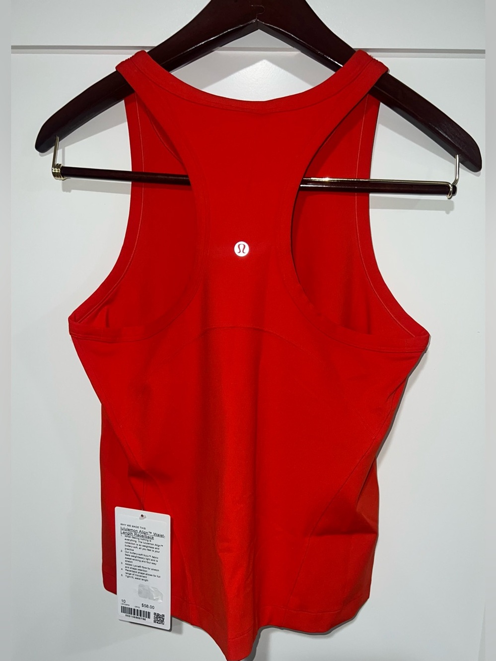 lululemon Align™ Waist-Length
Racerback Tank Top in Cherry Ember Size 10 - Picture 5 of 6